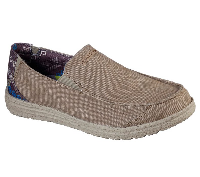 Skechers Relaxed Fit: Melson - Ralo - Mens Slip On Shoes Brown [AU-XJ0258]